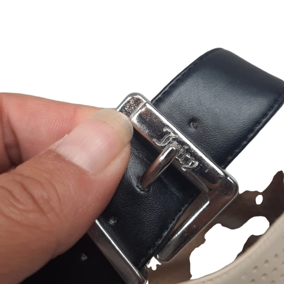 Juicy Couture Atarah Ice Perforated Strapped Stiletto Platform Pumps Size 8 Shoe - Picture 10 of 14